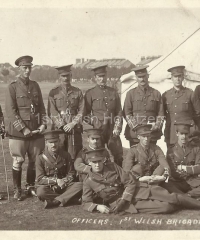 Officers, 1st Welsh Brigade, RFA