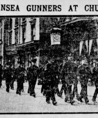 Church Parade - South Wales Evening Press, 11/7/1910