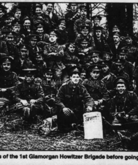 AT REST: Members of the 1st Glamorgan Howitzer Brigade before going to Egypt - South Wales Evening Press, 20 Jun 1994