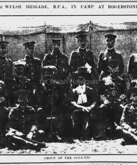 Officers at Camp, 1908 - Western Mail, 4 Aug 1908