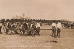 1st Welsh RFA at Gun Drill, Northampton 1914