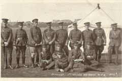 Officers, 1st Welsh Brigade, RFA