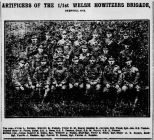 Artificers of the 1st Welsh Howitzer Brigade, Bedford 1915 - South Wales Evening Press, 21 Dec 1915