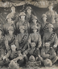 D Sub, 1st Glamorgan Battery, Egypt, Mar/Apr 1916 - Annotated \'That\'s the boy that died with the cross over his head.  Do you know him.  Jack\' - Likely 688, Arwen Anderson