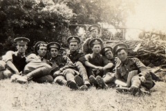 'Bedford. Bivouacing out, June 26 1915'