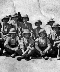 823, Rees, 2nd Battery - Egypt, seated 2nd left