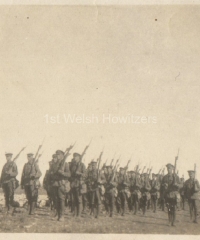 2nd Battery on Parade - 953, Williams marked by arrow