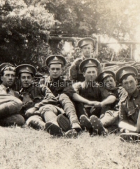 'Bedford. Bivouacing out, June 26 1915'
