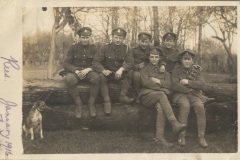 923, Williams, 2nd Battery - front, left - France Feb 1916