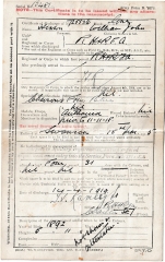 AF B2079 - Certificate of Discharge - 1243, Hixson