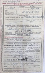 AF B2079 - Certificate of Discharge - 617, Peters