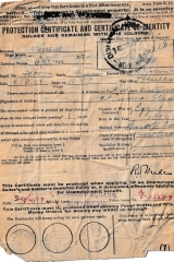 AF Z11 Protection Certificate and Certificate of Identity - 1243, Hixson