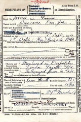 AF Z21 Certificate of Demobilization - 953, Williams