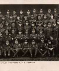 Gunners in Training - Depot - Swansea  - Nov/Dec 1914