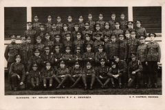 Gunners in Training - Depot - Swansea  - Nov/Dec 1914