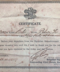 EEF Certificate - 617, Peters