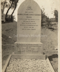 Major Sankey Gardner - Headstone, Ismalia
