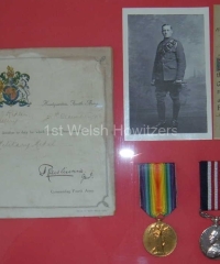 Military Medal and Paperwork - 725447, Ridler