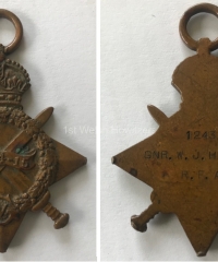 1914/15 Star - 1243, Hixson