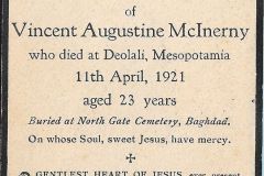 Memorial Card - 887, McInerny